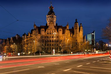 Eski kasaba salonu Leipzig, Almanya.