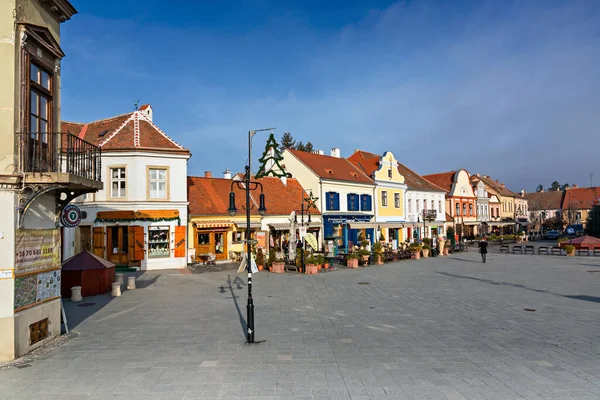 Koszeg Plazas Plaza Central Hungría — Foto de Stock