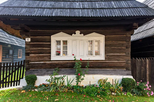 Podbiel Drewniane Domy Słowacja — Zdjęcie stockowe
