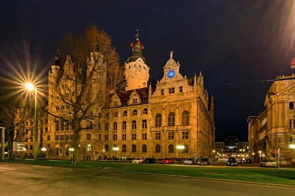 Staroměstská Radnice Lipsko Německo — Stock fotografie