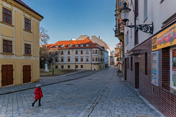 Casco Antiguo Calle Centro Bratislava Eslovaquia — Foto de Stock