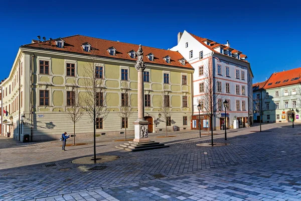 Bratislava, Slovakya 'daki Fransisken Meydanı.