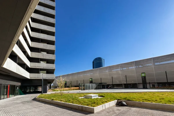 Futbol stadyumu Slovan Pasienky, Bratislava, Slovakya.