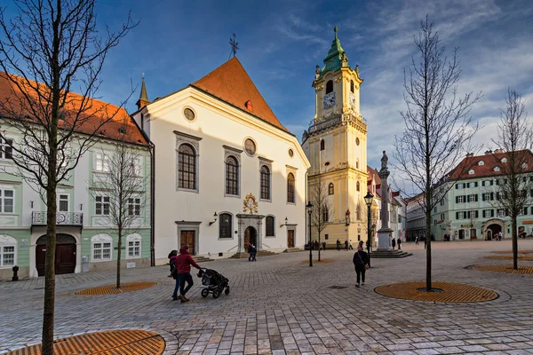 Stará Radnice Hlavní Náměstí Bratislava Slovensko — Stock fotografie