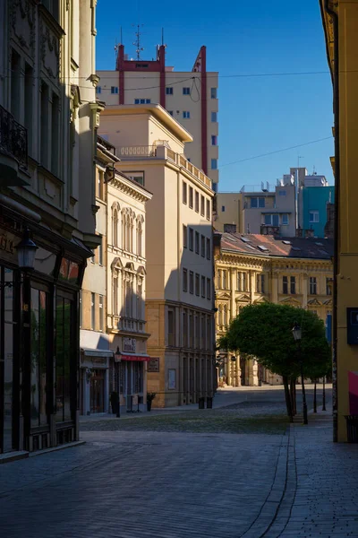 Empty City Because Coronavirus Empty Panska Street Bratislava Slovakia — Stock Photo, Image
