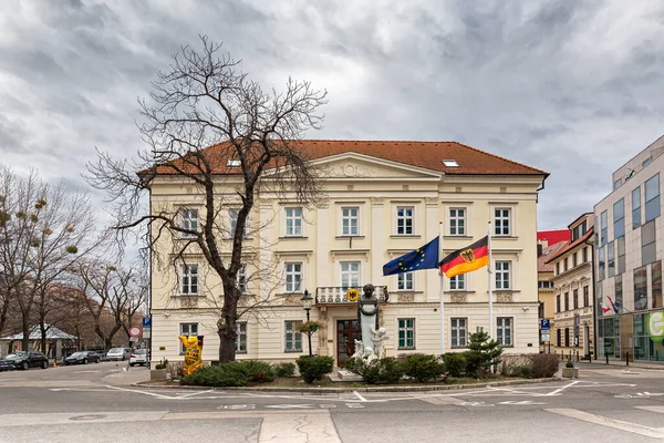 Bratislava Daki Alman Büyükelçiliği Slovakya Anıt Hummel Anıtı — Stok fotoğraf