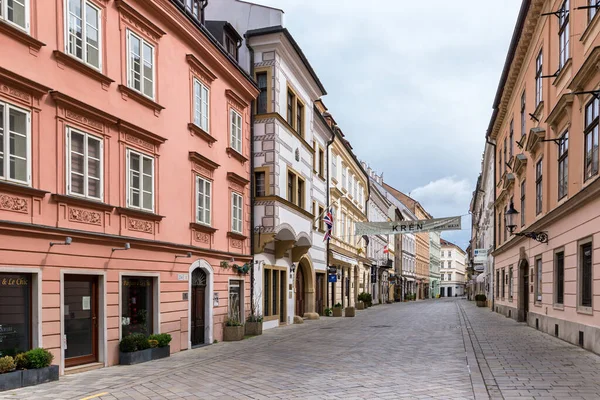 Panska Straße Zur Zeit Der Coronavirus Pandemie Bratislava Slowakei — Stockfoto