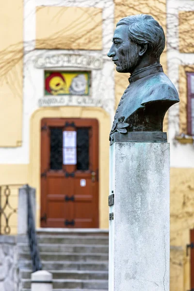 Busto Del Renacimiento Nacional Anton Bernolak Codificador Eslovaco Bratislava Eslovaquia — Foto de Stock