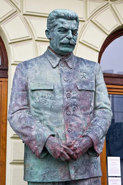 Estátua Líder Ditador Estaline Bratislava Eslováquia — Fotografia de Stock