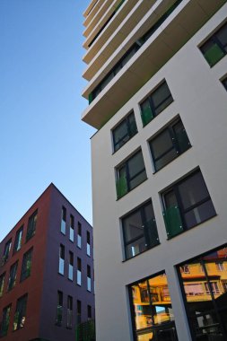 Slovakya 'nın Bratislava kentindeki modern bina.