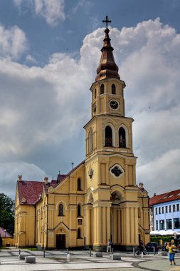 St. Three Kilisesi, Square, Zvolen, Slovakya.