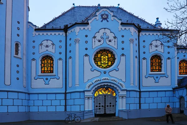 Mavi kilise, Art Nouveau, Bratislava, Slovakya