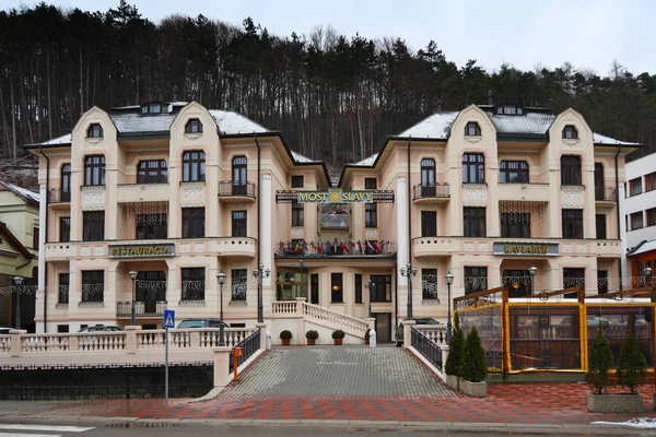 Готель Most Slvy Consition Villa Hotel Trenianske Teplice Словаччина — стокове фото