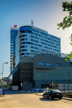 Ticari alışveriş merkezi Merkez, Bratislava, Slovakya.