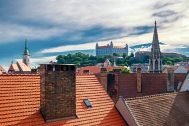 Bratislava Kalesi, Kültür Anıtı, Klarisky Kilise Kulesi, Slovakya, St. Martina Katedrali, Sv. Martin..