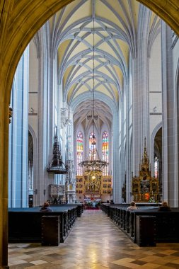 St. Elizabeth 'in Gotik Kubbesi Slovakya' daki en büyük kilisedir..