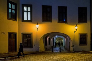 Klariska Caddesi, Bratislava, Slovakya.
