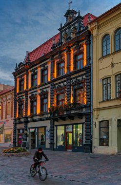 Slovakya 'nın Kosice kentindeki tarihi ev.