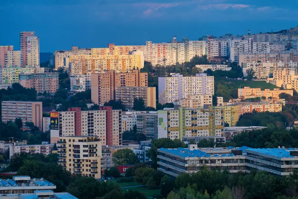 Панельный Жилой Комплекс Dlhe Diely Братислава Словакия — стоковое фото