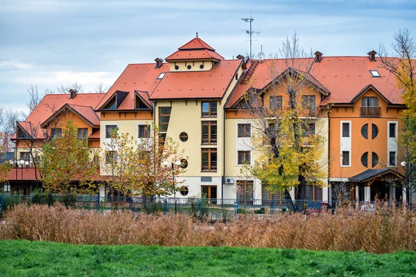 Hotel Bonbon Nad Jeziorem Velky Drazdiak Bratysława Słowacja — Zdjęcie stockowe