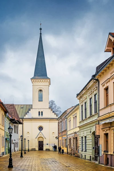 斯洛伐克科西策的加尔文派教堂 — 图库照片