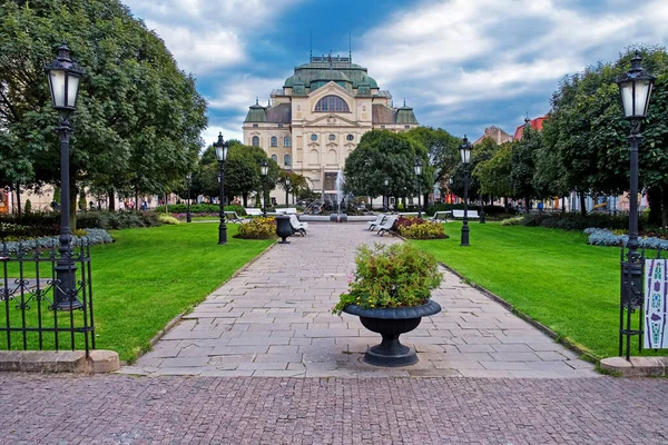 Stadtzentrum Kosice Theater Slowakei — Stockfoto