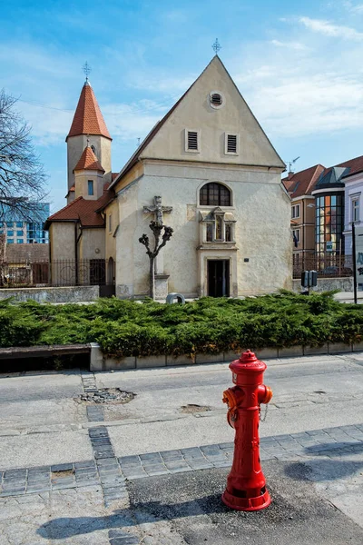 Najstarszy Gotycki Kościół Heleny Trnawie Xiii Słowacja — Zdjęcie stockowe