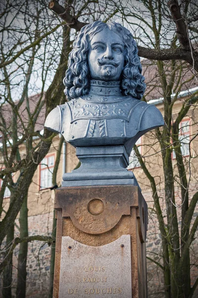 Mariscal Louis Raduit Souches Estatua Del Duque Brno República Checa — Foto de Stock