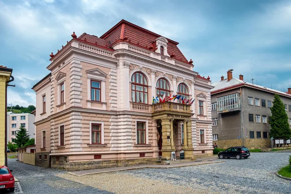 Hotel Vsetin New Town Hall Czech Republic — стокове фото