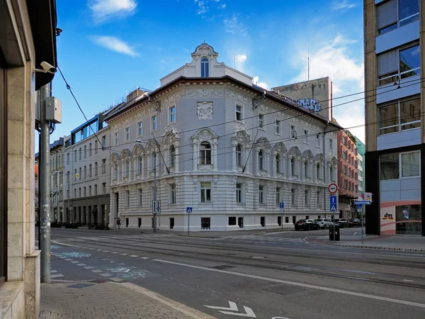 Sede Conjunto Folclórico Lucnica Edifício Centro Cidade Bratislava Eslováquia — Fotografia de Stock