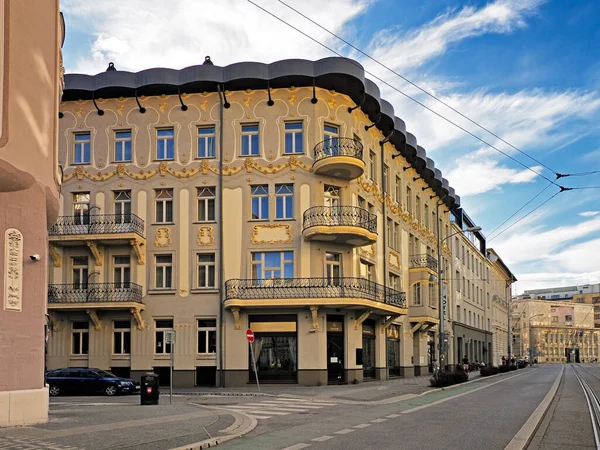 Hotel Tulip Jugendstilgebäude Zentrum Bratislava Slowakei — Stockfoto