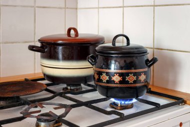 Gaz ocağı, gazla pişirme, pişirme..