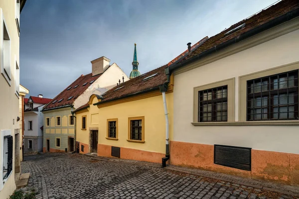 Ulička Bratislavě Ulice Beblavy Slovensko — Stock fotografie