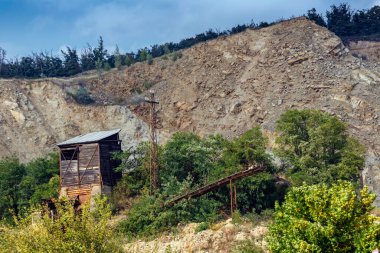 Taş ocağı, madencilik, Bratislava, Slovakya