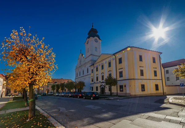 Lewocza Kościół Ducha Świętego Słowacja — Zdjęcie stockowe