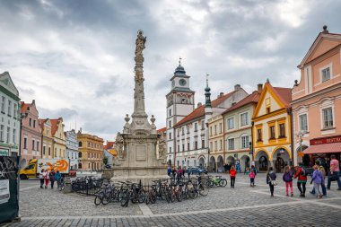 Veba Sütunu, kare - Trebon - Çek Cumhuriyeti