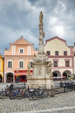 Veba Sütunu, kare - Trebon - Çek Cumhuriyeti