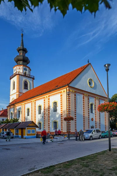 Protestáns Templom Myjava Szlovákia — Stock Fotó