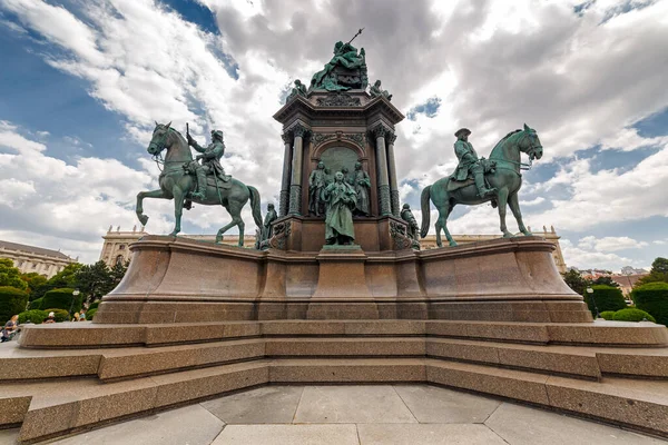 Pomnik Marii Teresy Wiedniu Austria — Zdjęcie stockowe