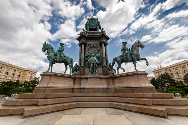 Pomnik Marii Teresy Wiedniu Austria — Zdjęcie stockowe