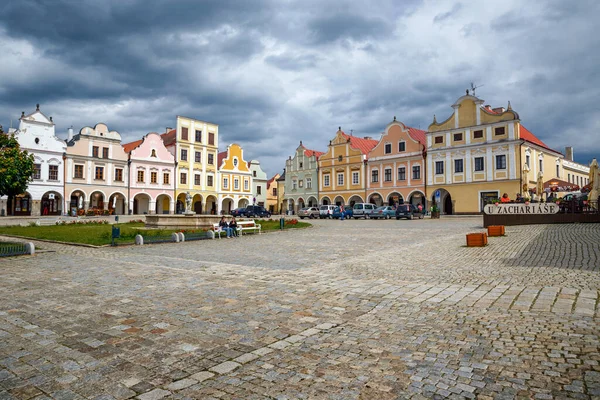 Telc Plein Tsjechië — Stockfoto