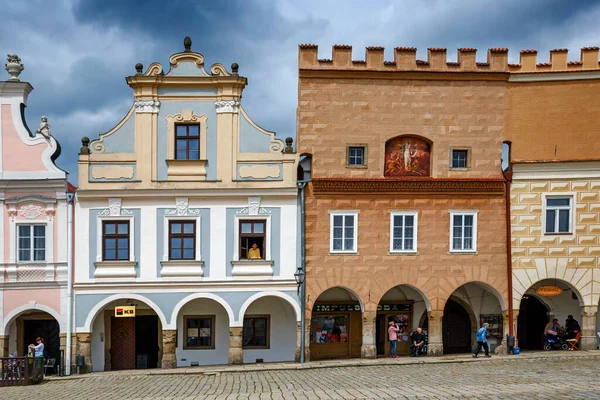 Telc Square Çek Cumhuriyeti — Stok fotoğraf