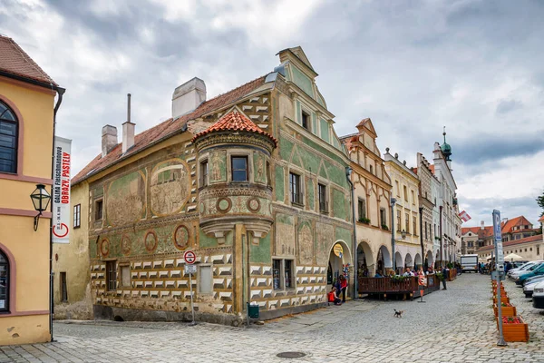 Телц Старый Дом Площадь Чехия — стоковое фото