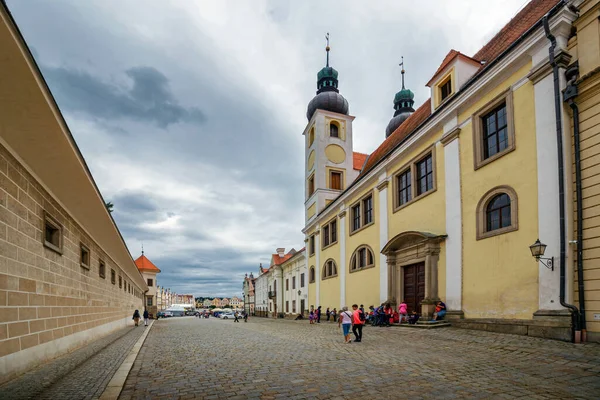 Telc Náměstí Česká Republika — Stock fotografie