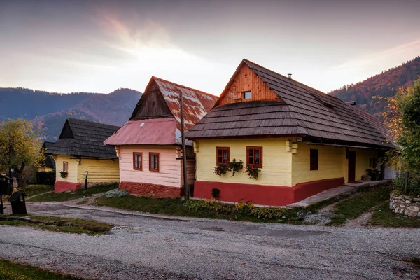 Vlkolinec Aldeia Histórica Unesco Eslováquia — Fotografia de Stock