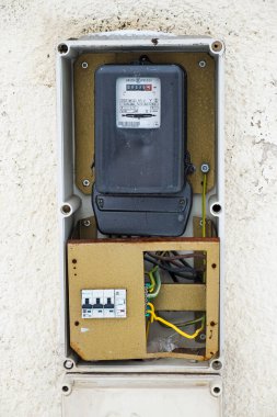Elektrik saati, elektrik akımı sayacı, Slovakya.