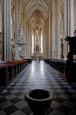 Çek Cumhuriyeti Brno 'daki Gotik St. James Kilisesi.