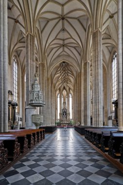 Çek Cumhuriyeti Brno 'daki Gotik St. James Kilisesi.