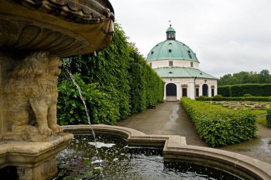 Çek Cumhuriyeti, Kromeriz 'deki çiçek bahçesi.