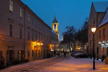 Bratislava, Slovakya 'daki Eski Belediye Binası..